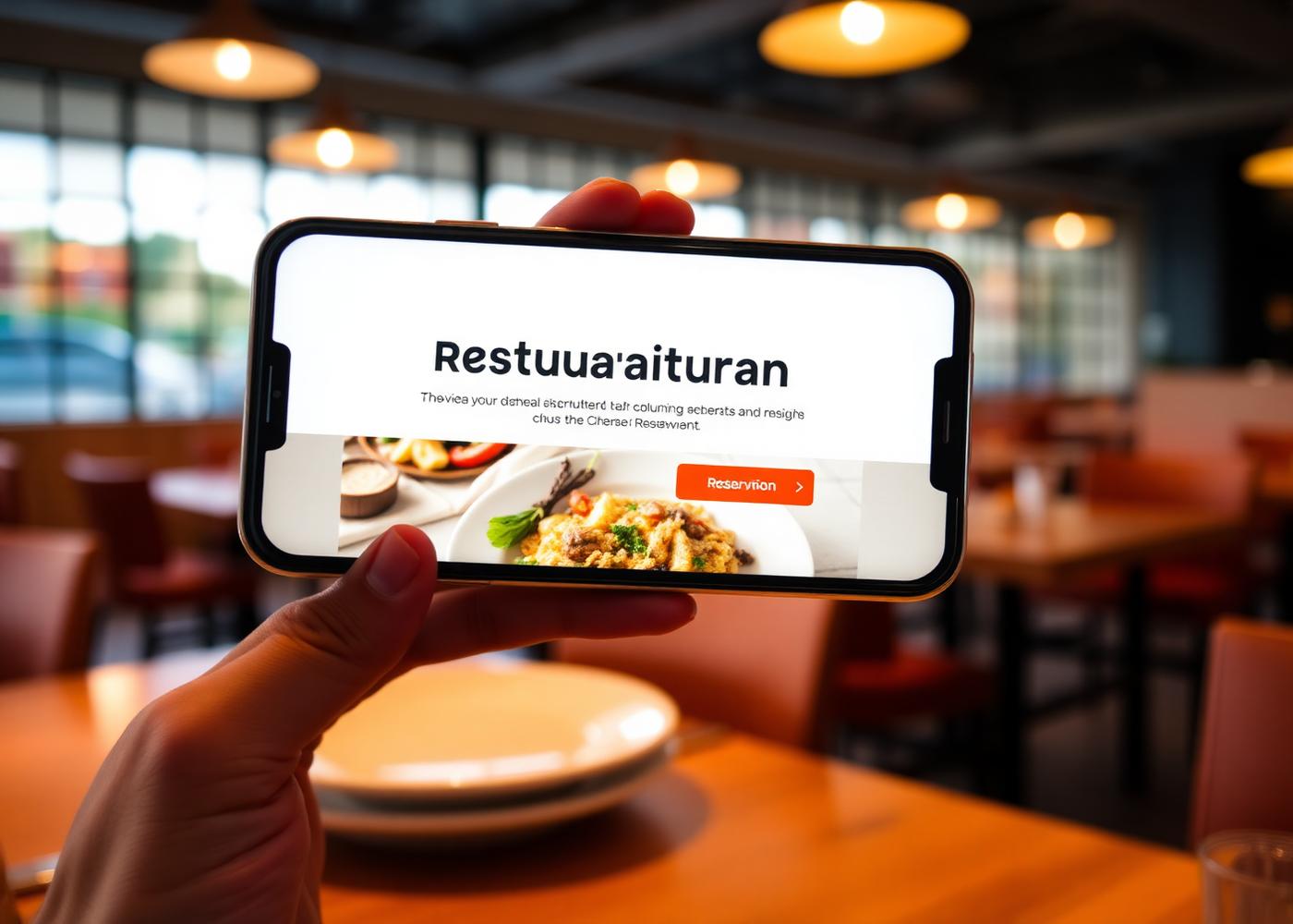 Restaurant‑Website live auf dem Smartphone
